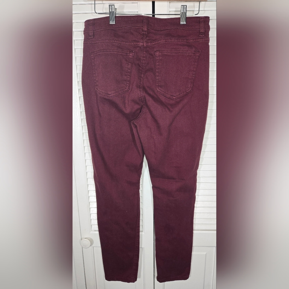 Michael Kors Selma High Rise Skinny Ankle 5 Pocket Zip Closure Stretch Jeans 8 - Picture 4 of 4